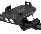 RideHub Bike Mount with Power Bank and LED Lights