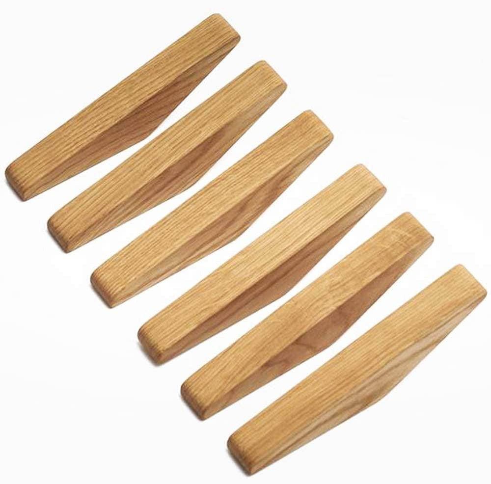 Nordely Wooden Wall Hooks Set of 6