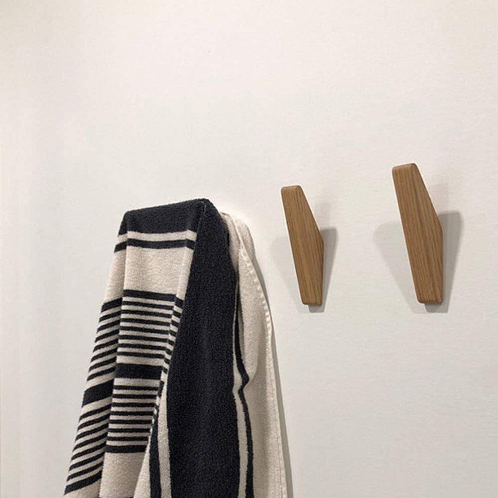 Nordely Wooden Wall Hooks Set of 6
