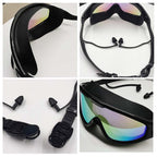 AquaVista Wide View Swim Goggles | Anti-Fog UV Protection Adult Goggles