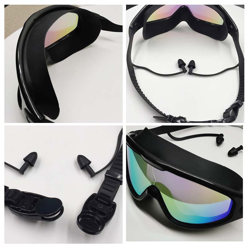 AquaVista Wide View Swim Goggles | Anti-Fog UV Protection Adult Goggles