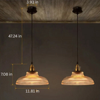 Radiant Glass Pendant Ceiling Light - Modern Hanging Fixture