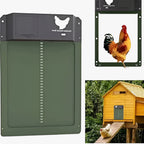CoopGuard Automatic Chicken Coop Door with Light Sensor Control