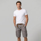 Ridgemont Men's Cargo Shorts Multi Pocket Casual Outdoor Summer Wear
