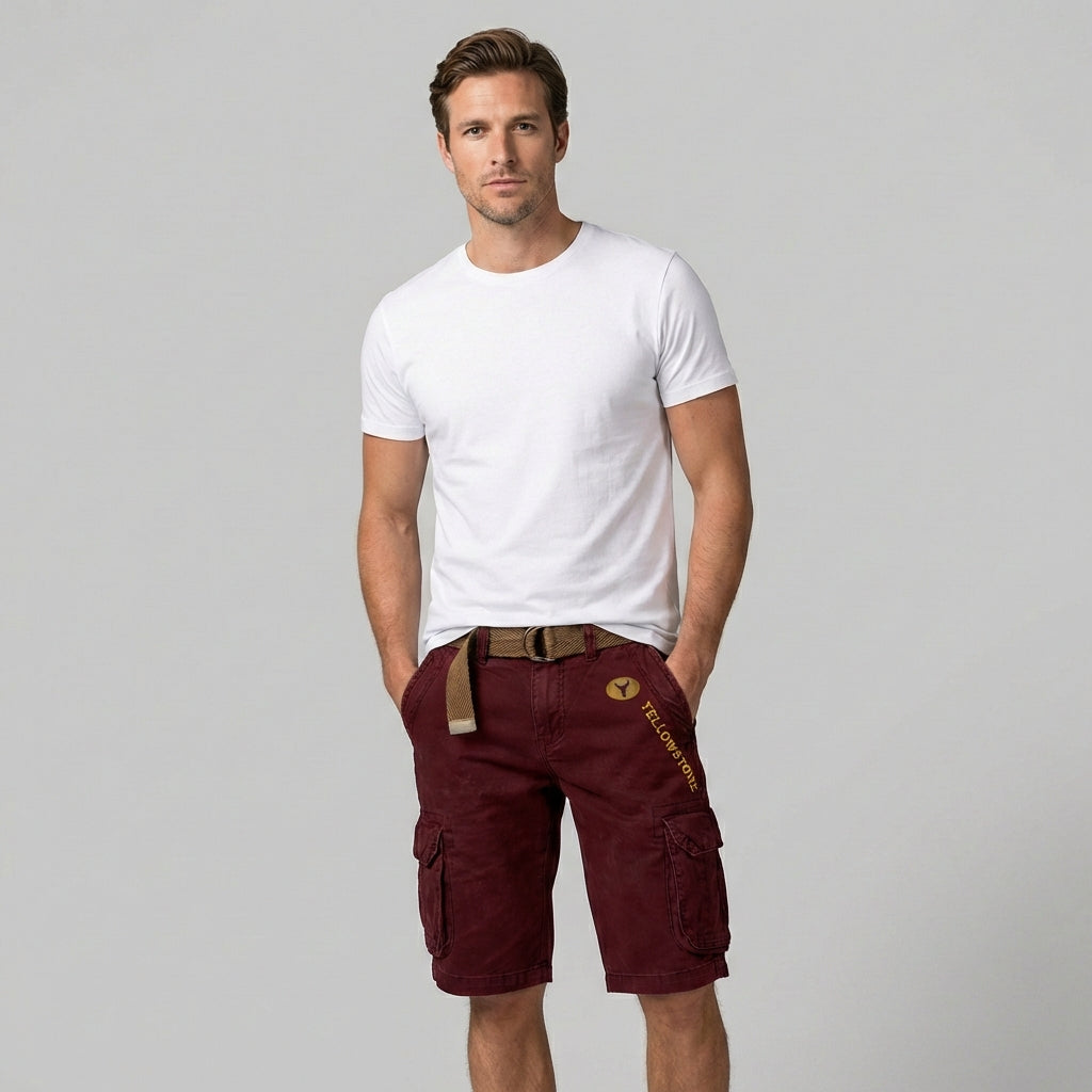 Ridgemont Men's Cargo Shorts Multi Pocket Casual Outdoor Summer Wear