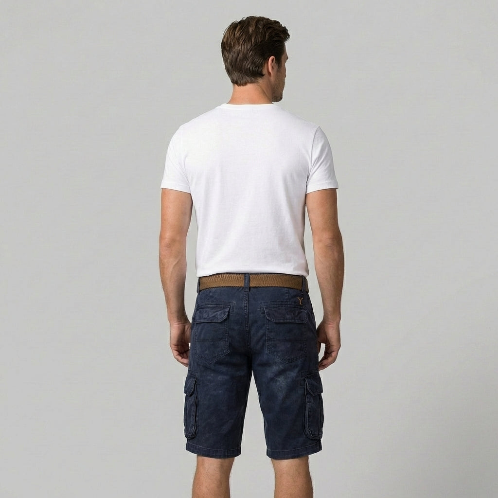 Ridgemont Men's Cargo Shorts Multi Pocket Casual Outdoor Summer Wear