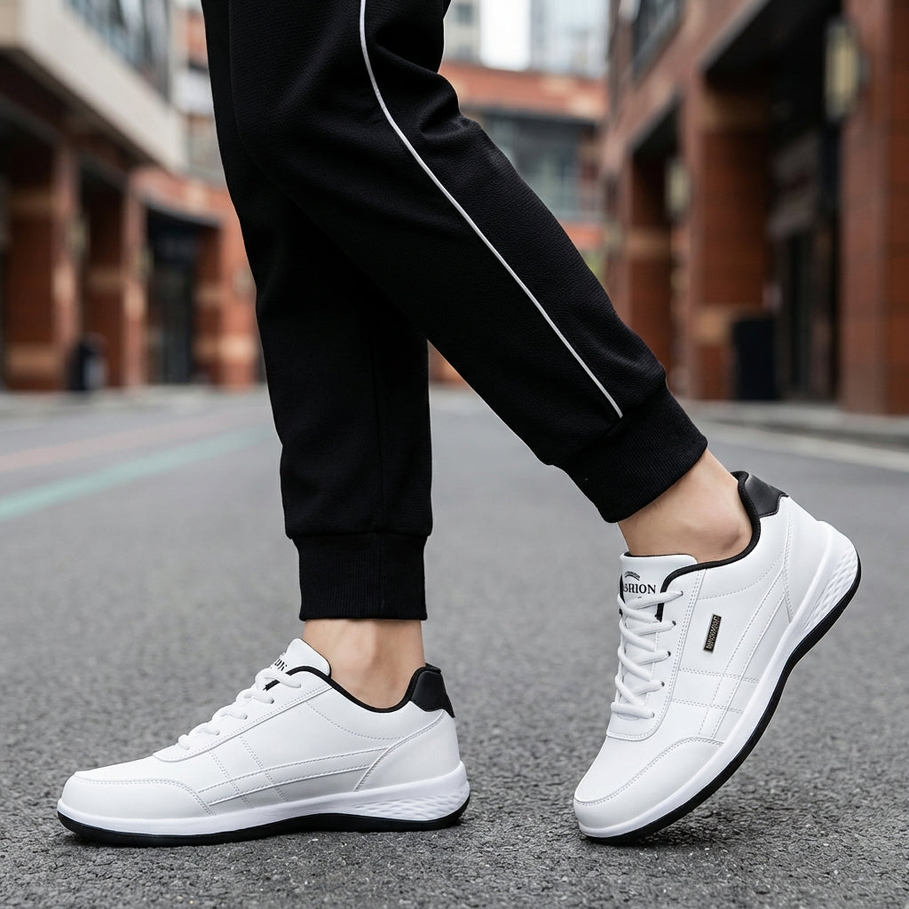 Bravion Leather Comfort Shoes for Men Classic Everyday Smart Casual