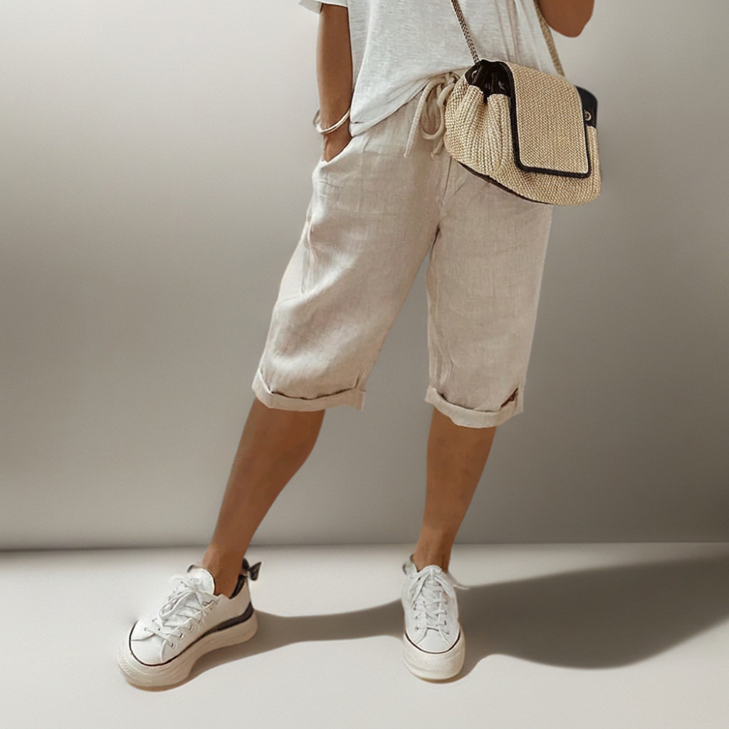 EasyStride Men's Casual Shorts with Drawstring and Deep Pockets