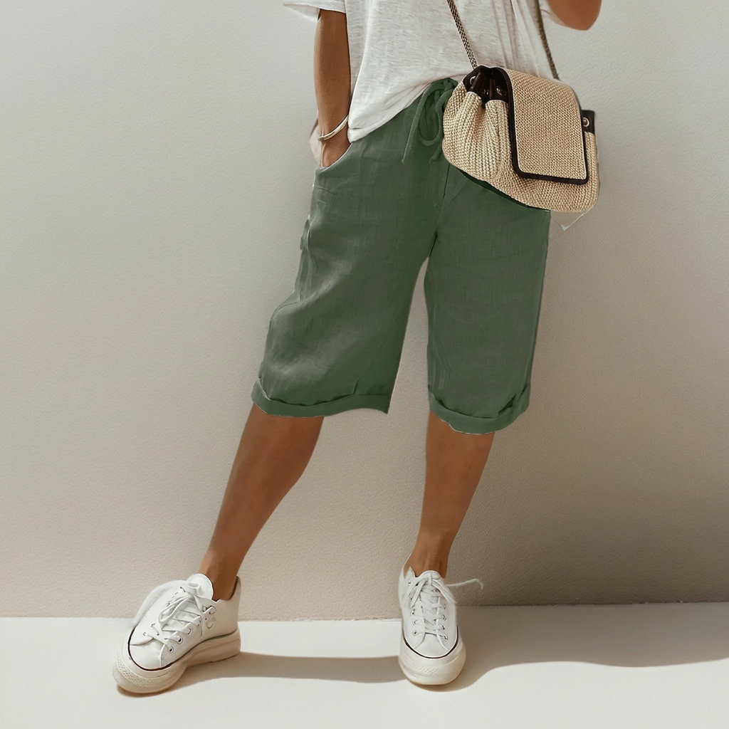EasyStride Men's Casual Shorts with Drawstring and Deep Pockets
