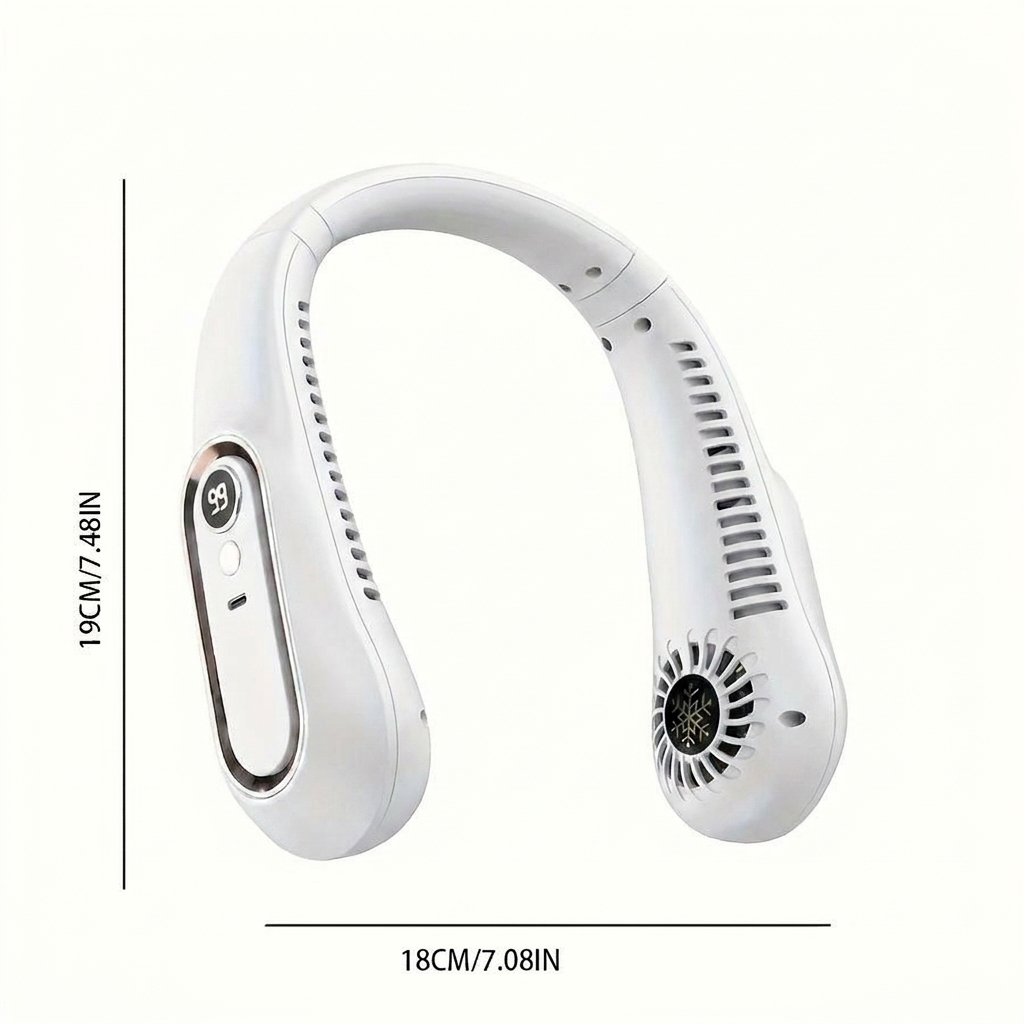 AirHalo USB Rechargeable Neck Fan with 360 Degree Adjustable Airflow