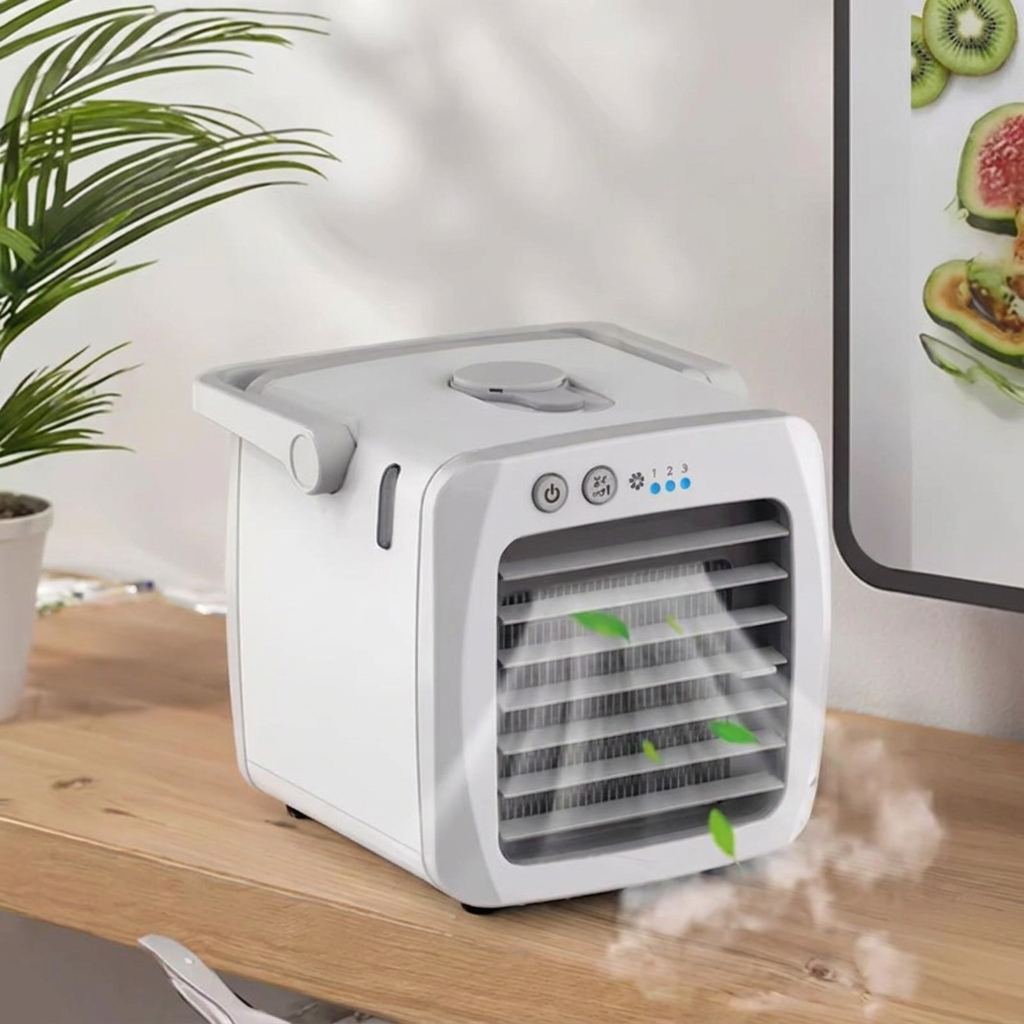 CoolBreeze 4-in-1 Portable Air Cooler with Humidifier and Fan