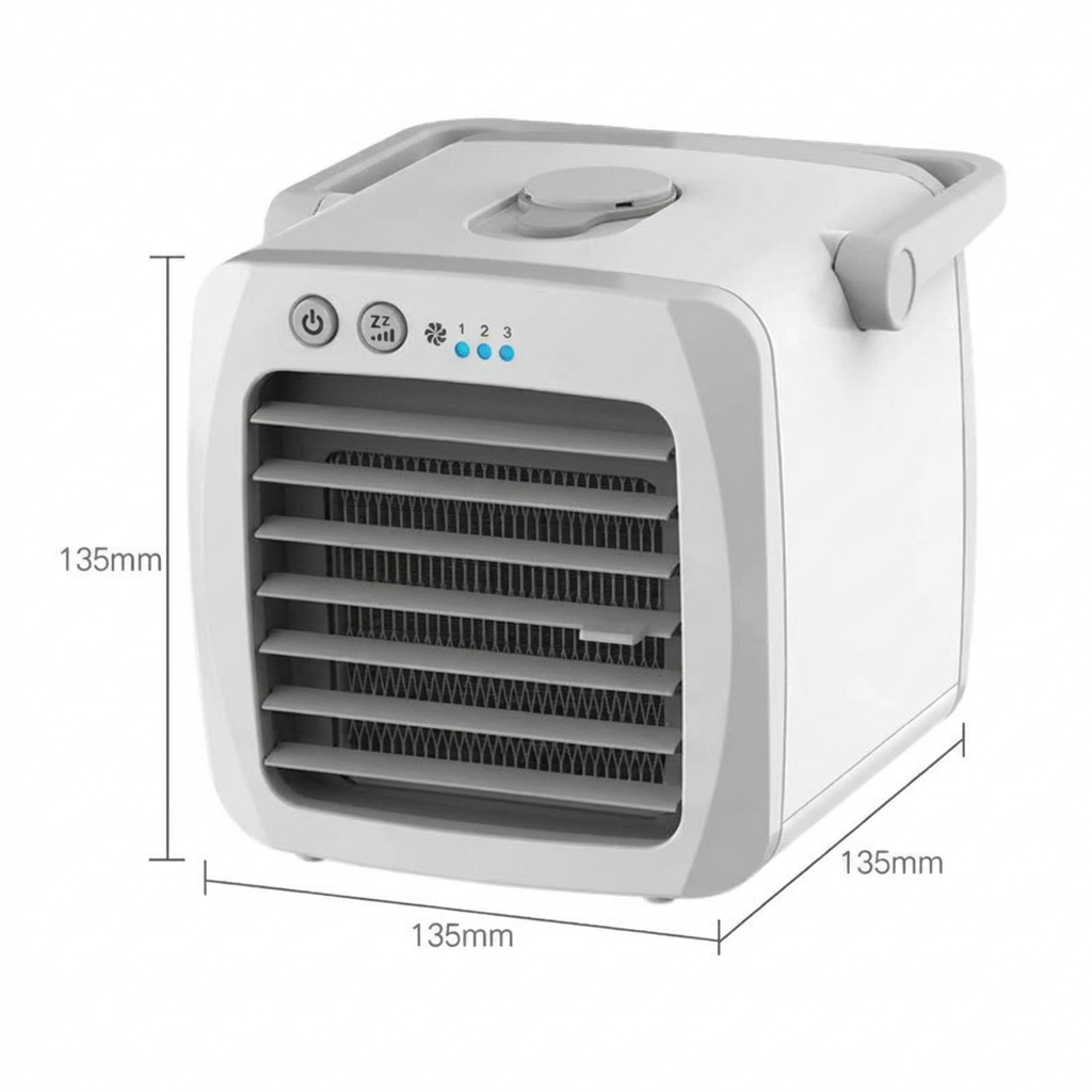 CoolBreeze 4-in-1 Portable Air Cooler with Humidifier and Fan