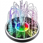 SolarRipple Floating Solar Fountain Pump with Multi Spray Nozzles
