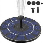 SolarRipple Floating Solar Fountain Pump with Multi Spray Nozzles