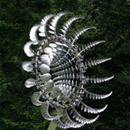 Kinetic Metal Garden Wind Spinner Outdoor Garden Ornament