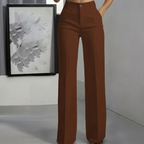 LineaPure Women's White Minimalist Trousers