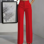 LineaPure Women's White Minimalist Trousers