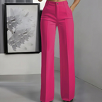LineaPure Women's White Minimalist Trousers