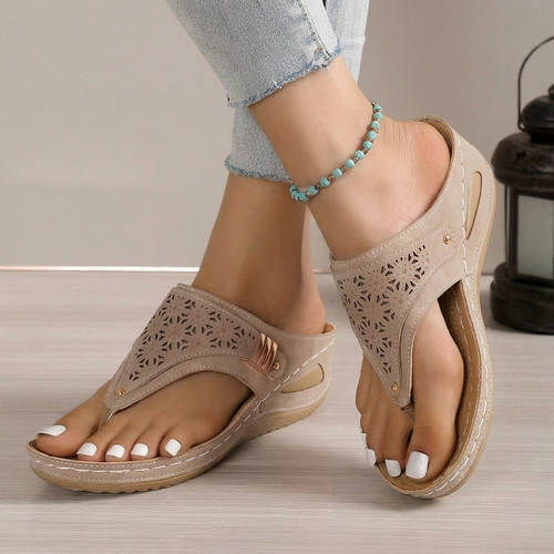 Aveline Comfort Mesh Walking Sandals for Women with Wedge Sole