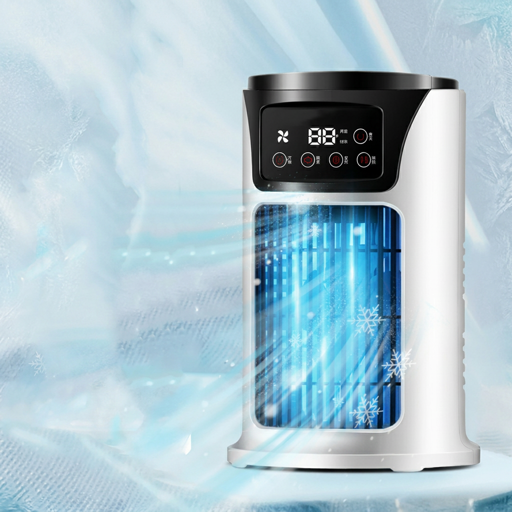 FrostAura USB Personal Air Cooler 3 in 1 Portable Desktop Cooling Fan
