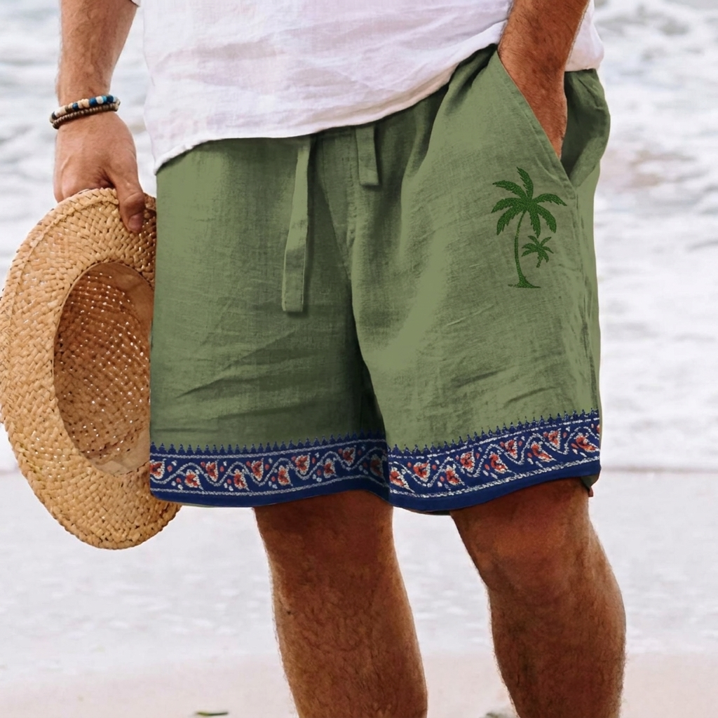 BreezeFlex Men's Drawstring Summer Shorts with Pockets