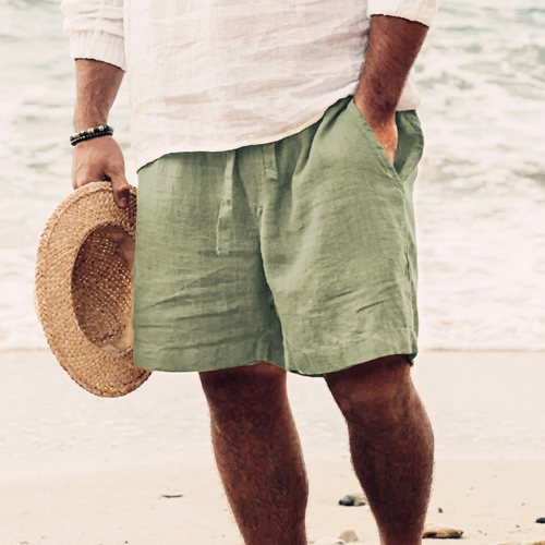 BreezeFlex Men's Drawstring Summer Shorts with Pockets