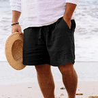 BreezeFlex Men's Drawstring Summer Shorts with Pockets