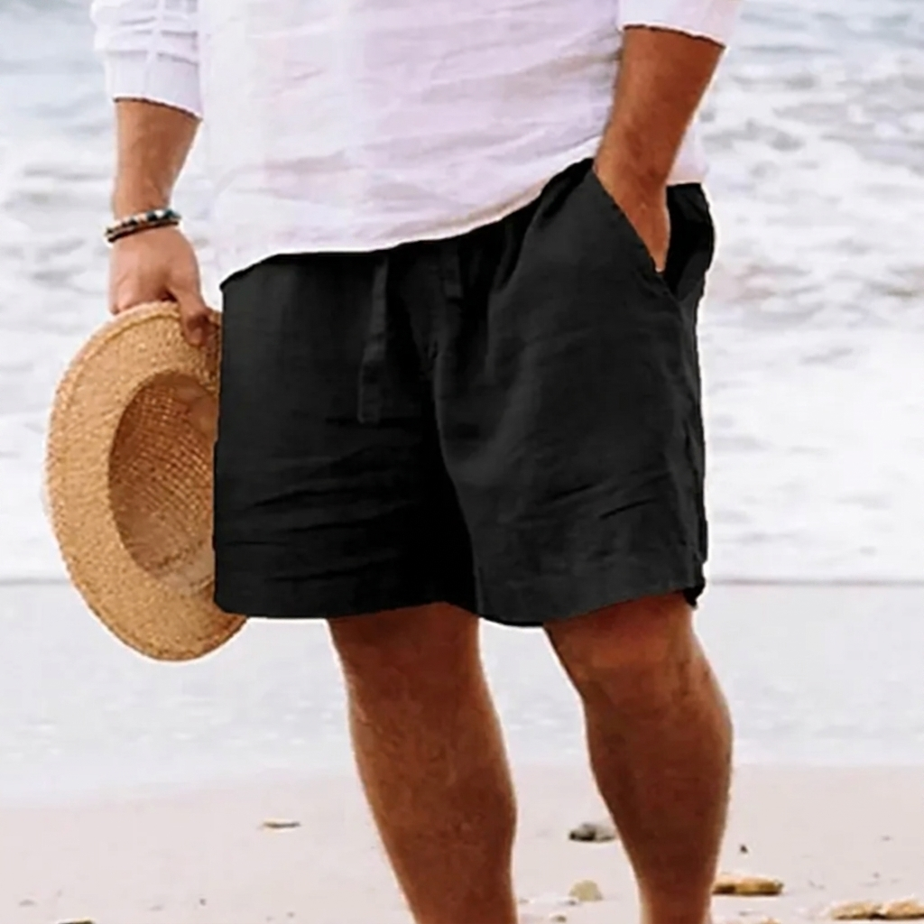 BreezeFlex Men's Drawstring Summer Shorts with Pockets