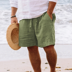 BreezeFlex Men's Drawstring Summer Shorts with Pockets