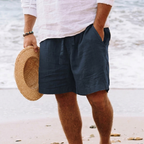 BreezeFlex Men's Drawstring Summer Shorts with Pockets