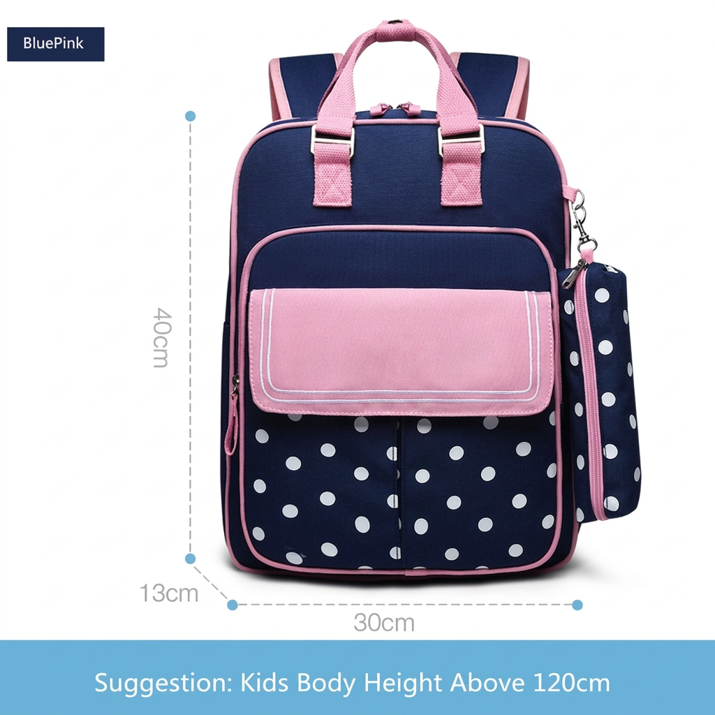 Bright Days Kids School Backpack with Spacious Compartments