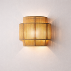 Bohemian Rattan Wall Light