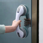 Premium Suction Cup Bathroom Grip Handle with Locking Latches