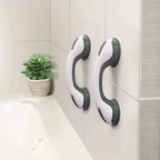 Premium Suction Cup Bathroom Grip Handle with Locking Latches