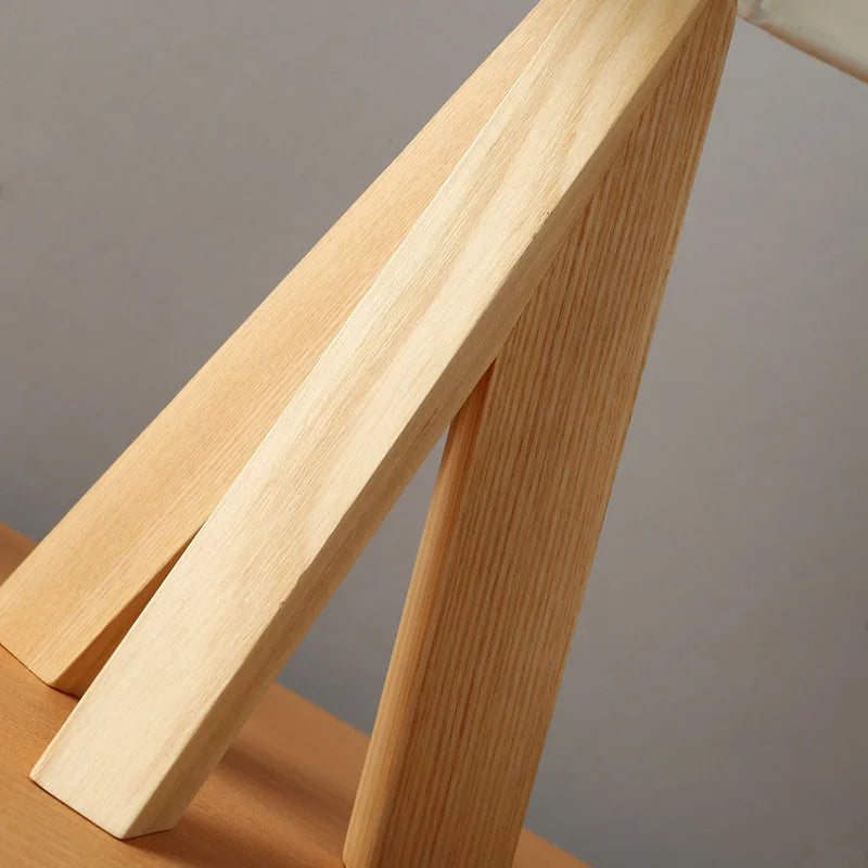 NaturaLume Modern Wooden Table Lamp
