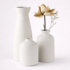 Sereva Ensemble de Vases en Céramique 3 Pièces