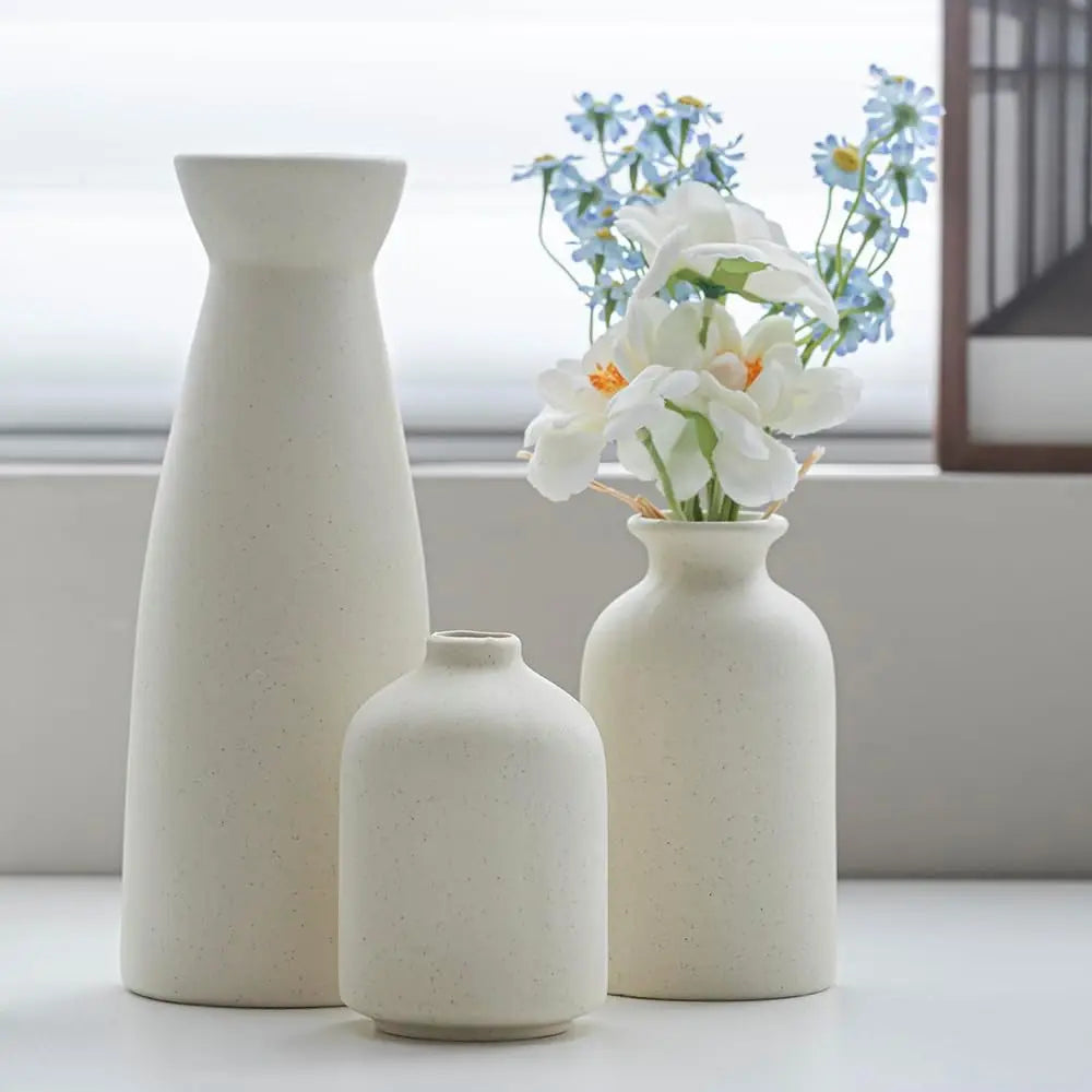 Sereva Ensemble de Vases en Céramique 3 Pièces