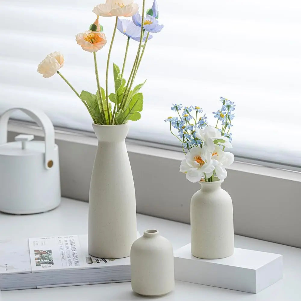 Sereva Ensemble de Vases en Céramique 3 Pièces