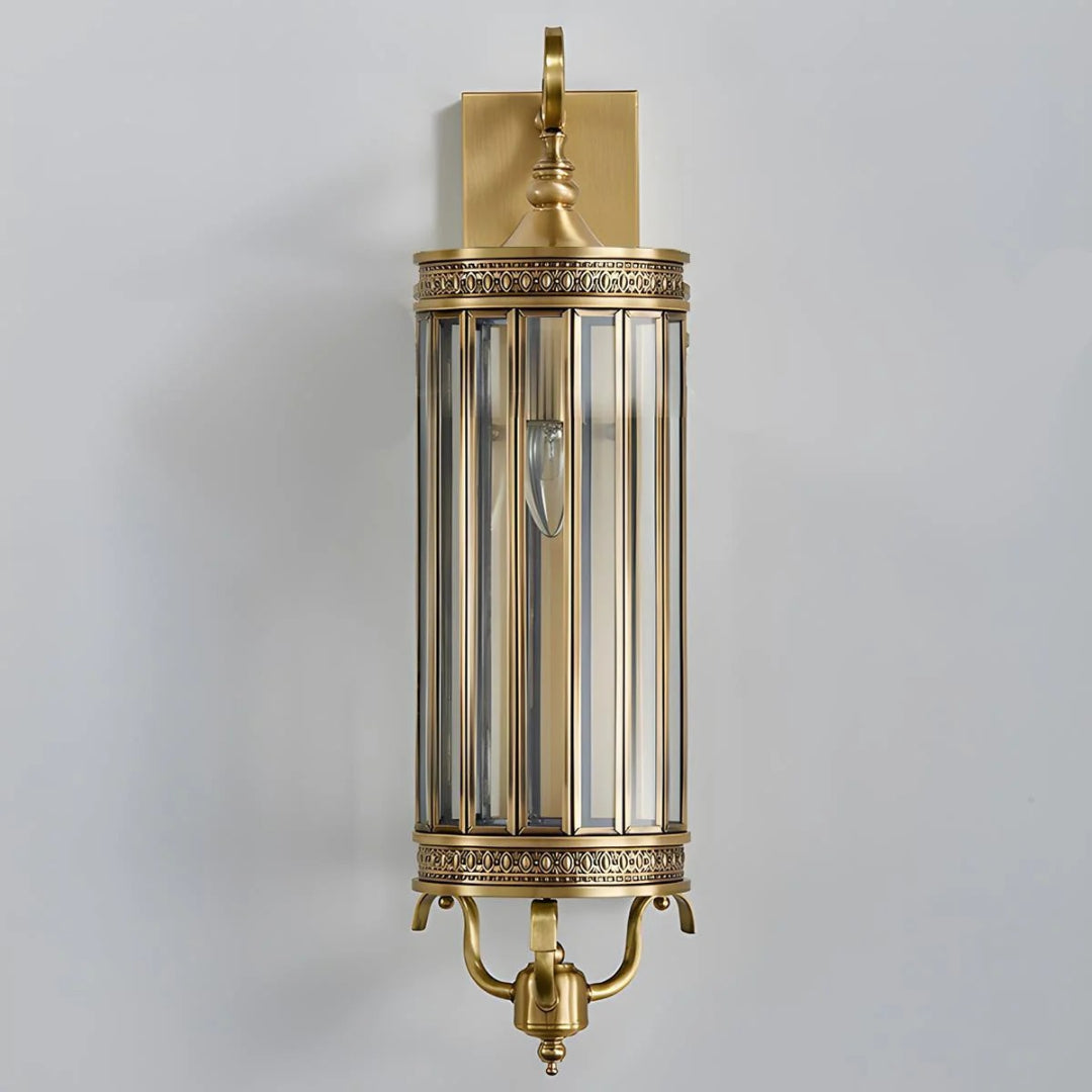 CuivreLanterne VintageGlow applique extérieure étanche LED