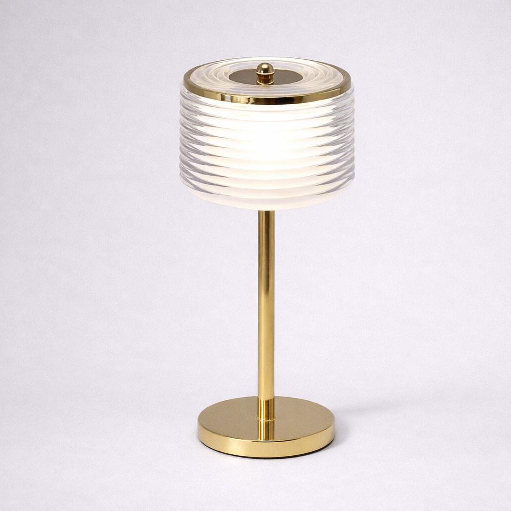 LumiHalo Elegant Ring Design Table Lamp
