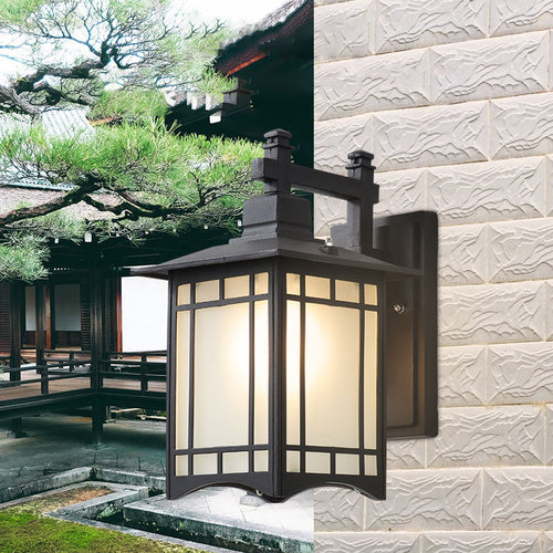 BronzaLume Rustic Outdoor Wall Light