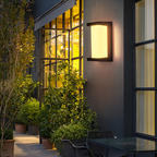 LumiSense Outdoor Wall Light with Motion Sensor