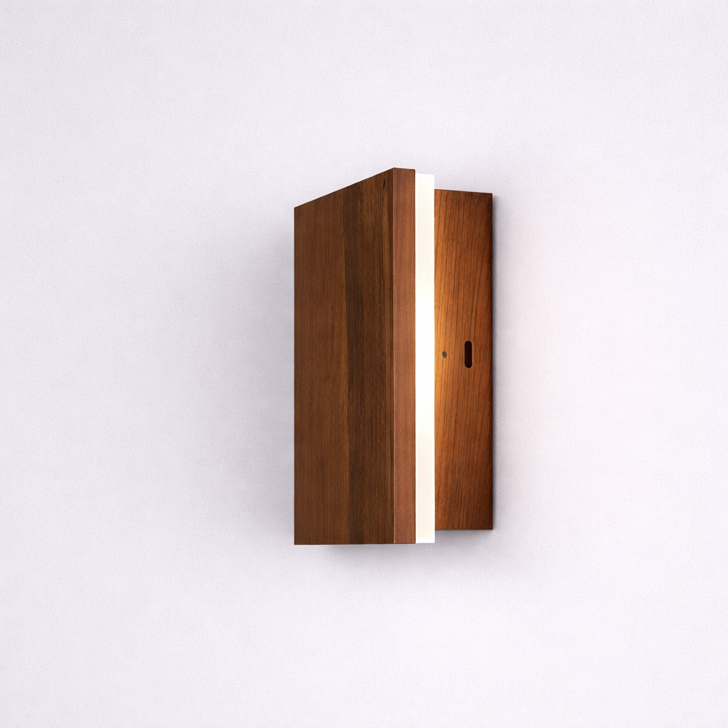 NoyerLume Wireless Dimmable Wall Light Wood