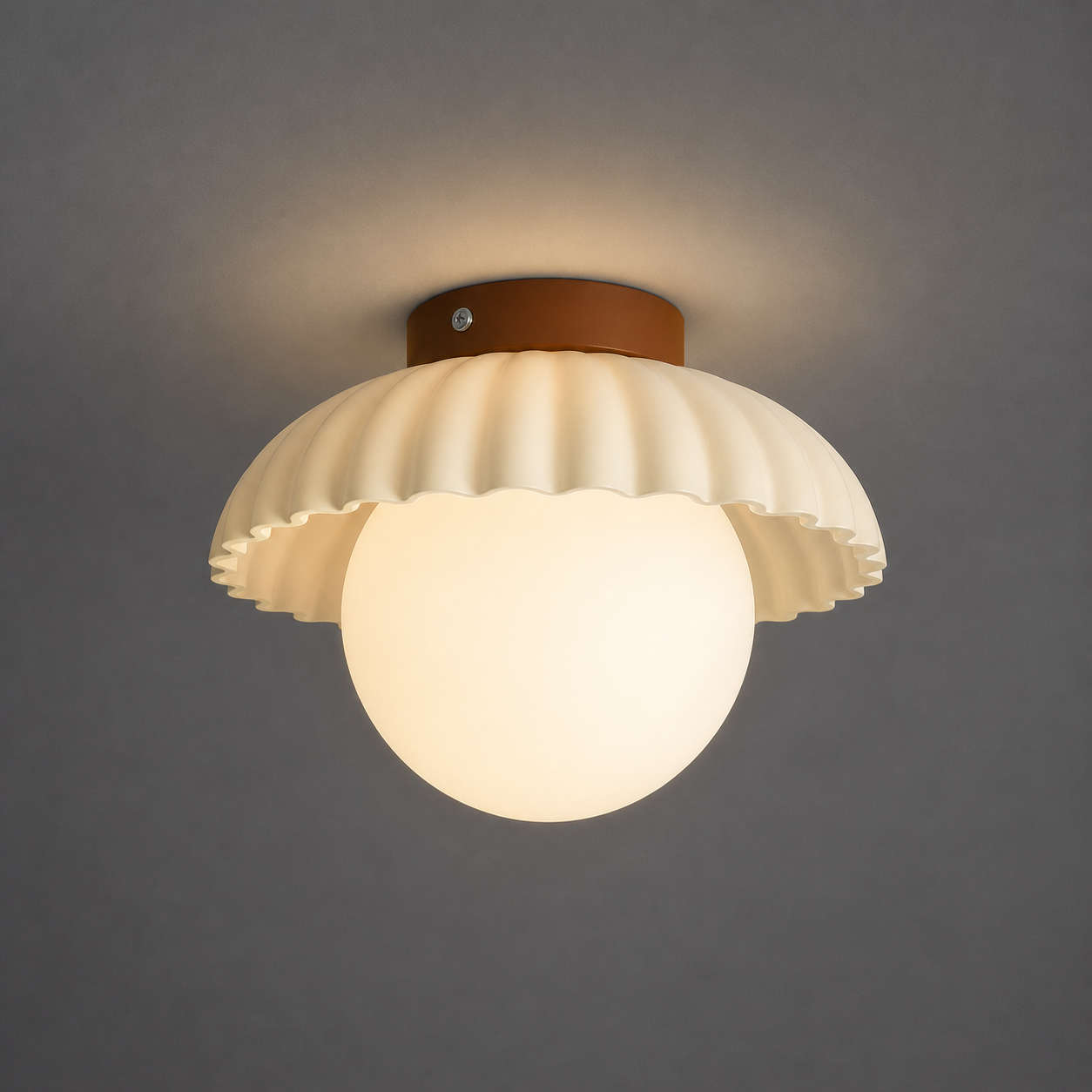Clévorra Elegant Ceiling Light Metal & Glass