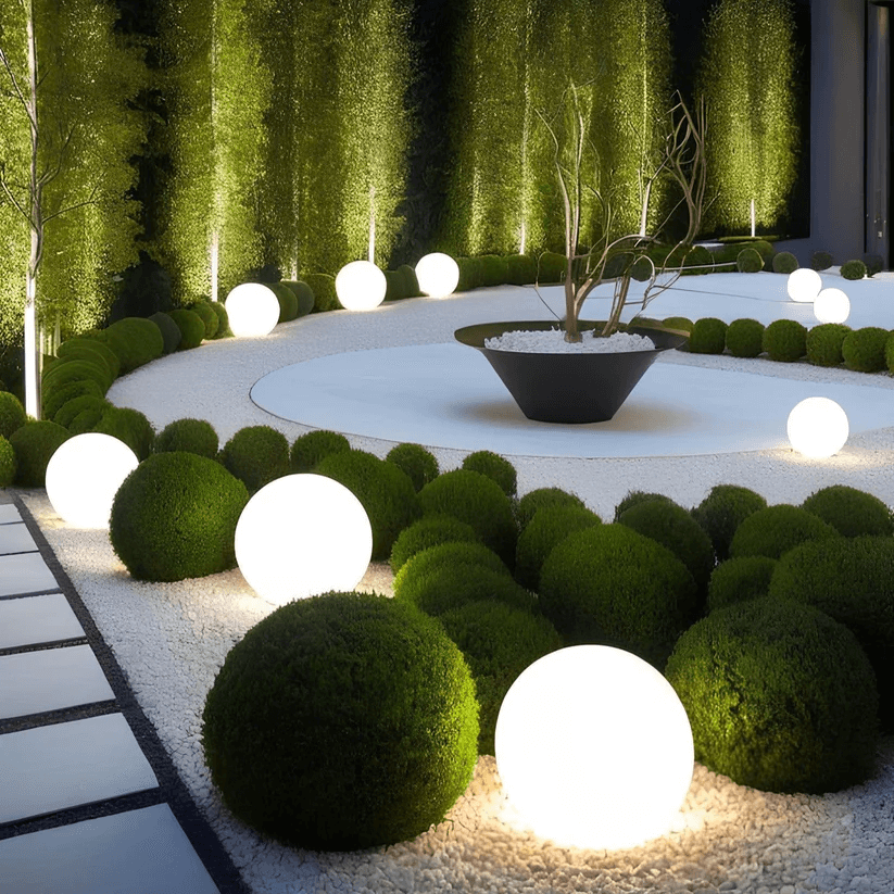 LumiSphere Lampe de Jardin Solaire Boule Multicolore