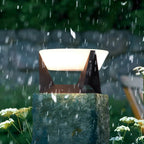ZenLume Lampe de Jardin Solaire Style Japonais