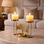 Decorative Ginkgo Leaf Candle Holder