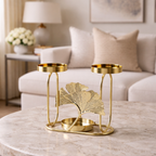 Decorative Ginkgo Leaf Candle Holder