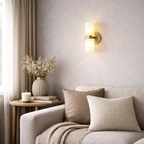 Double-Headed Glass Wall Light