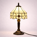 VerreChêne LumiTable Baroque lampe E27 rétro élégante